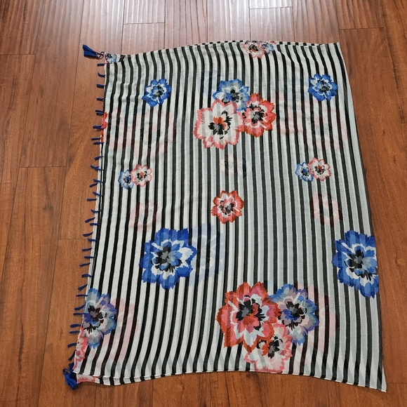 LANE BRYANT PRINTED SARONG SWIMSUIT COVER UP - Picture 1 of 3